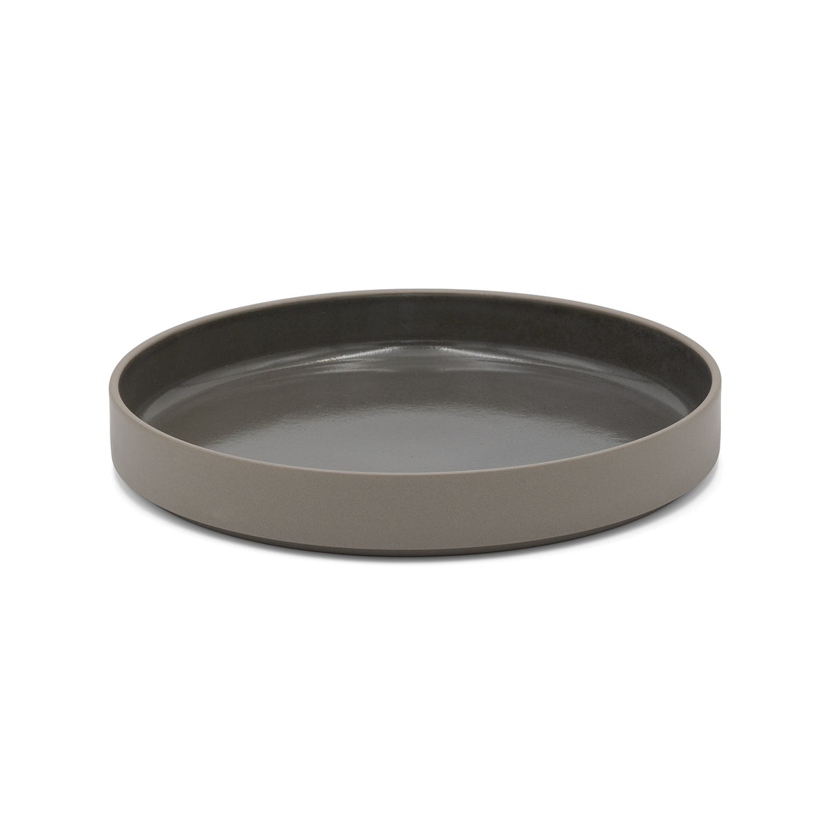 Shallow Bowl, Dark Gray