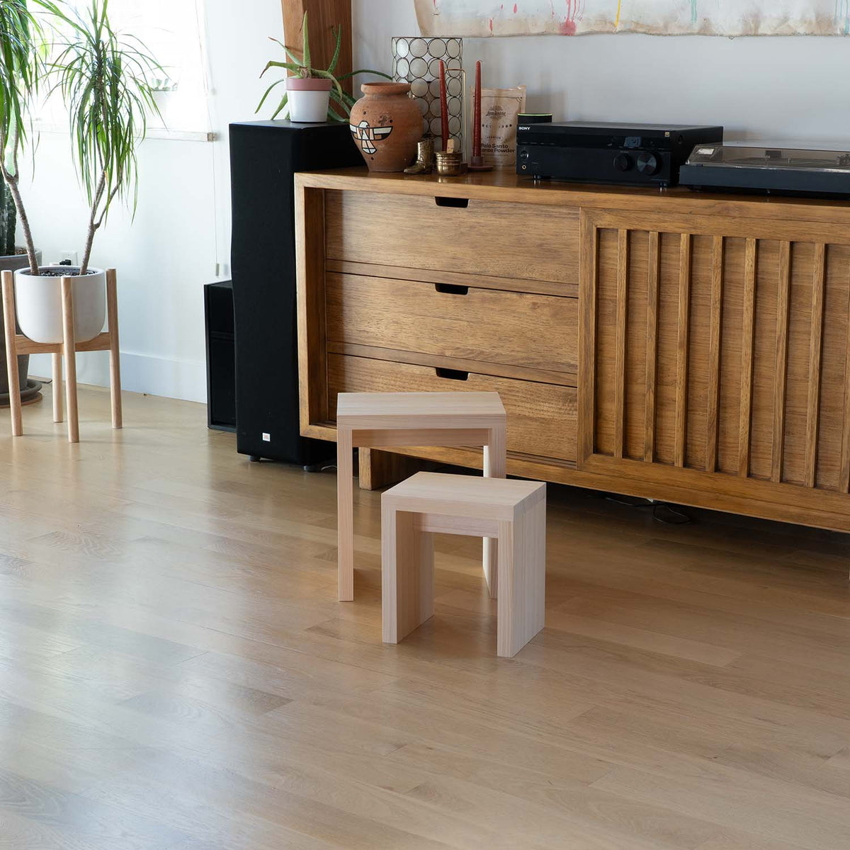 Hinoki Bath Stool - Mon