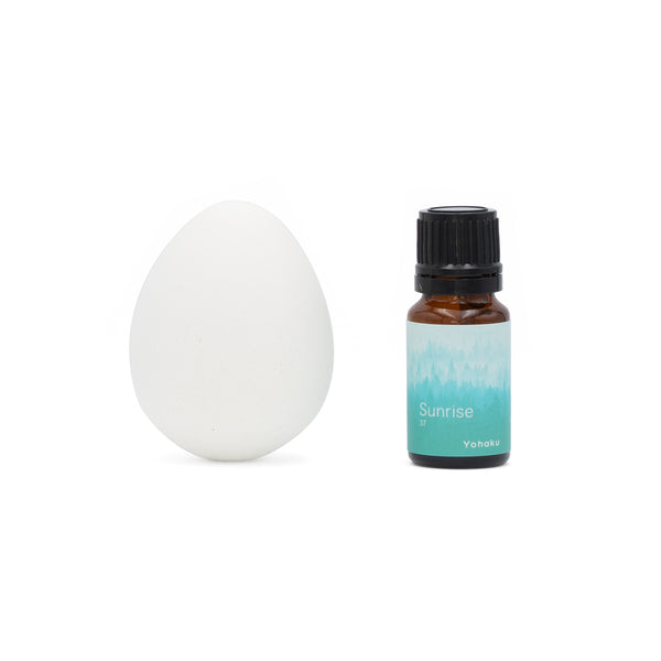 Yohaku - Porcelain Aroma Stone - Egg – JINEN