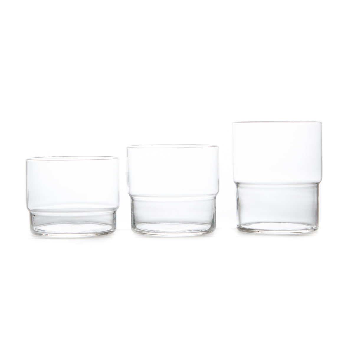 10.5 oz. Fino Stacking Glass - 6 Pack-Glass Cup-Toyo Sasaki Glass-JINEN