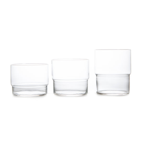 Stackable Everyday Glasses by Toyo-Sasaki Glass