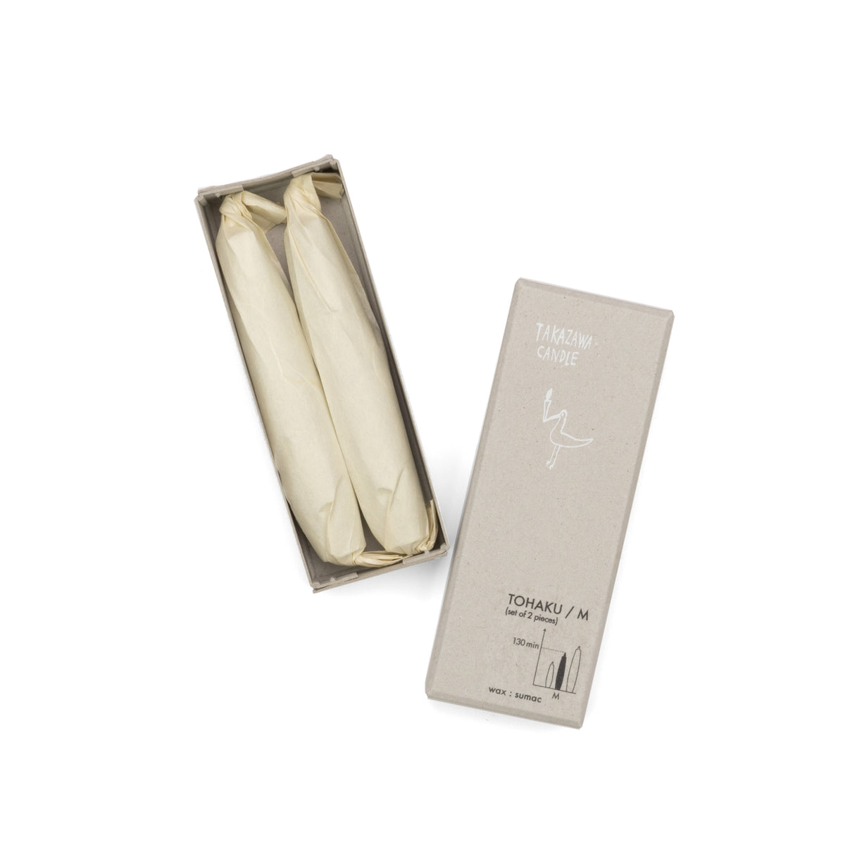 Tohaku Japanese Candles, Medium