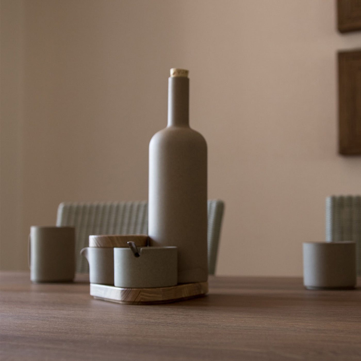 Hasami Porcelain - Wooden Triangle Tray – JINEN