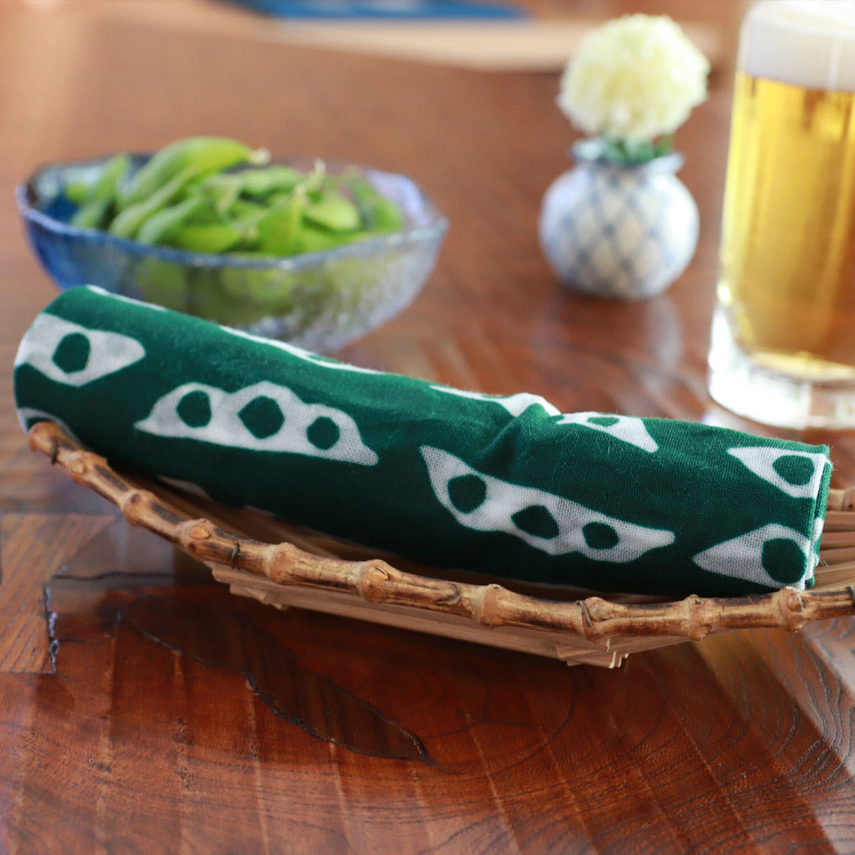 Tenugui, Botanical Komon