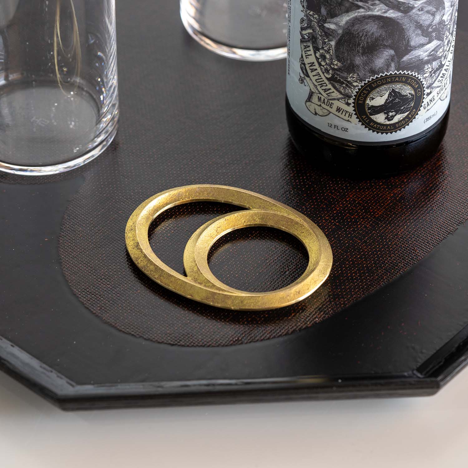 BRASS BOTTLE OPENER - ECLIPSE