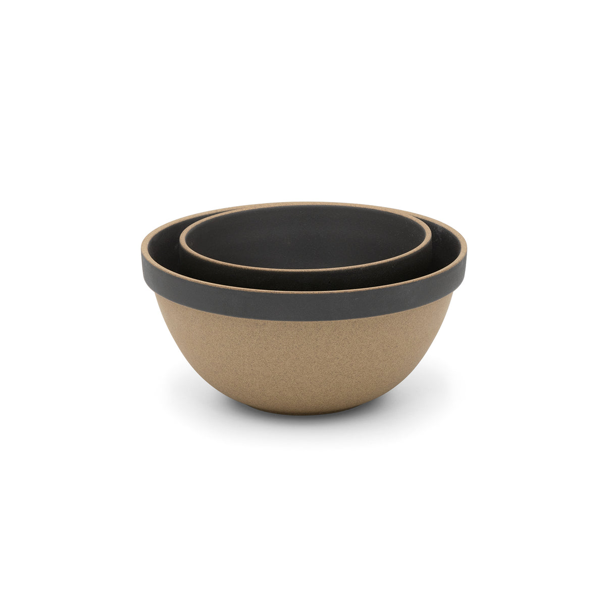 Deep Round Bowl, Black