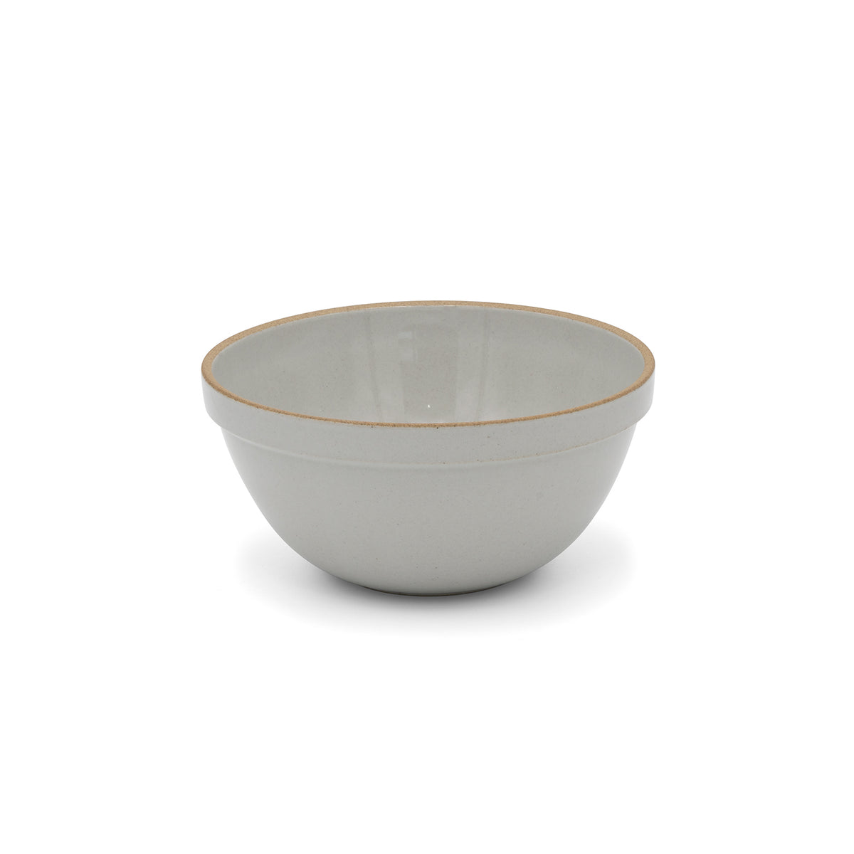 Deep Round Bowl, Gloss Gray