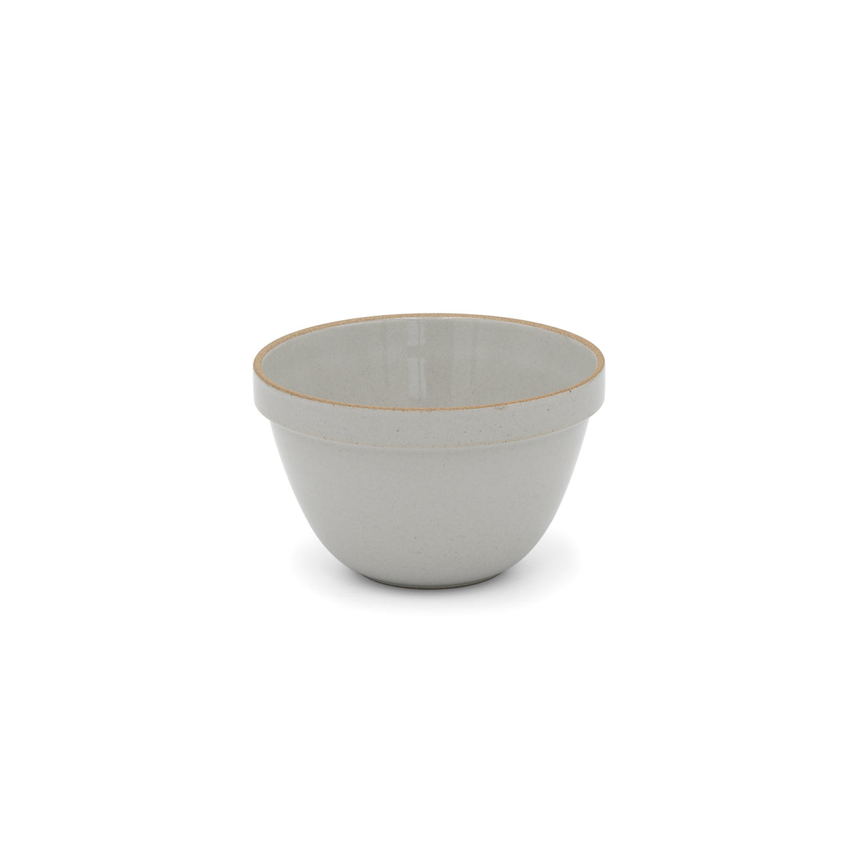 Deep Round Bowl, Gloss Gray