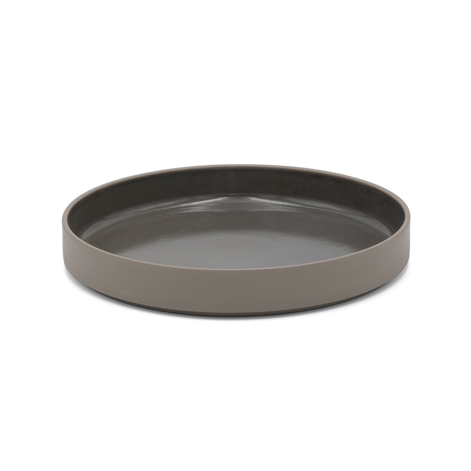 Shallow Bowl, Dark Gray