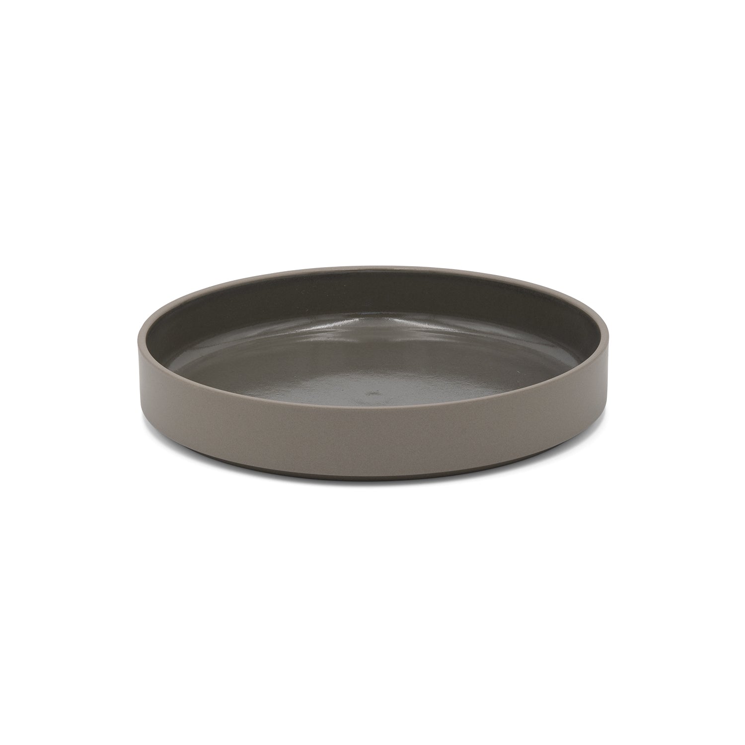 Shallow Bowl, Dark Gray