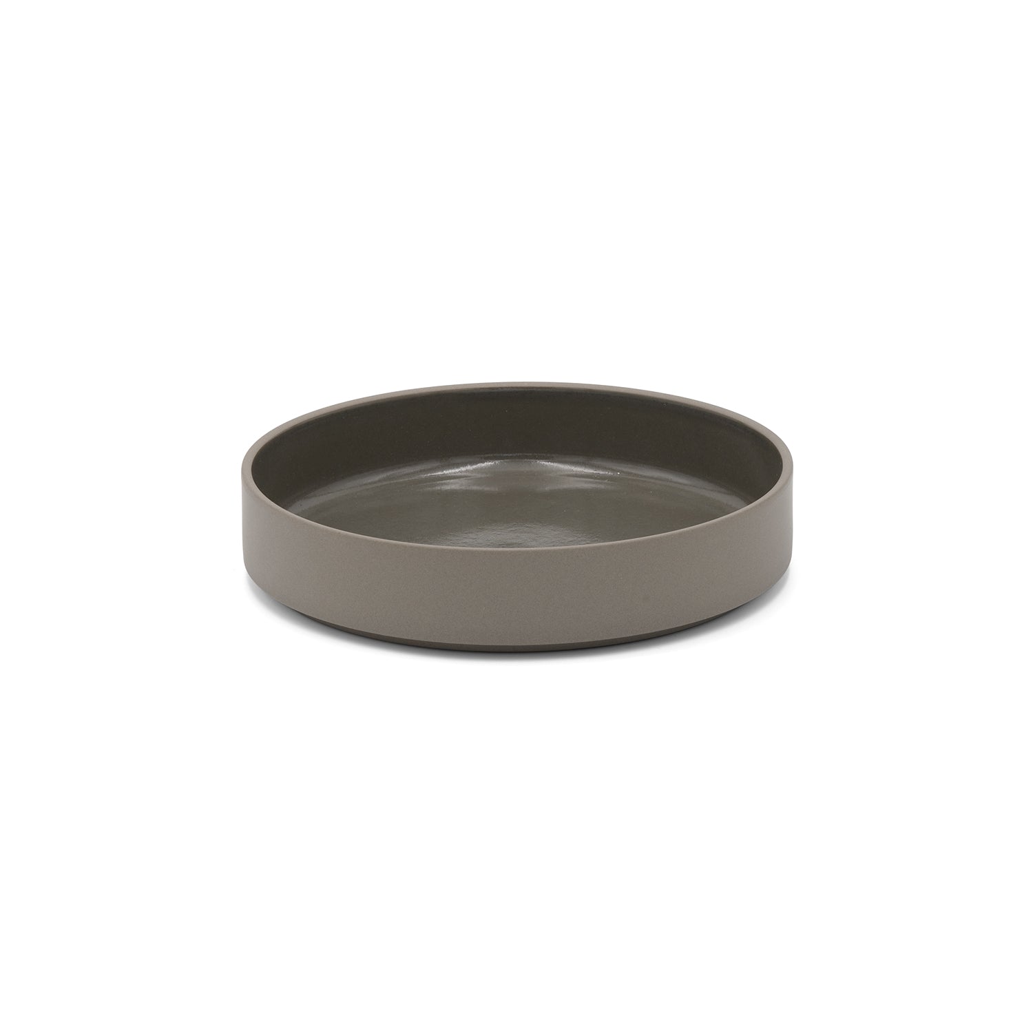 Shallow Bowl, Dark Gray