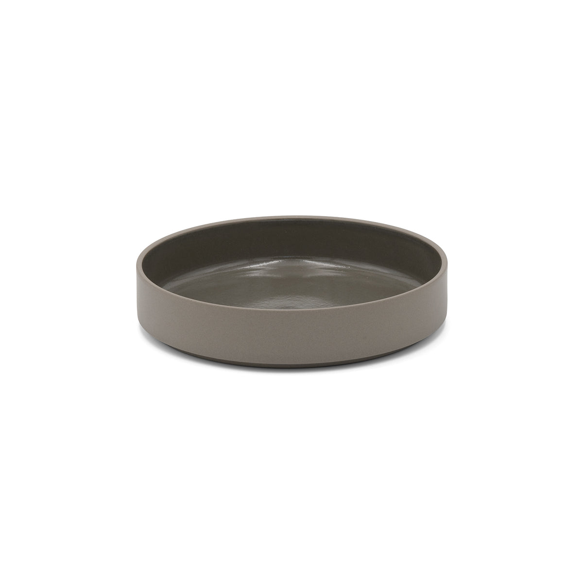 Shallow Bowl, Dark Gray