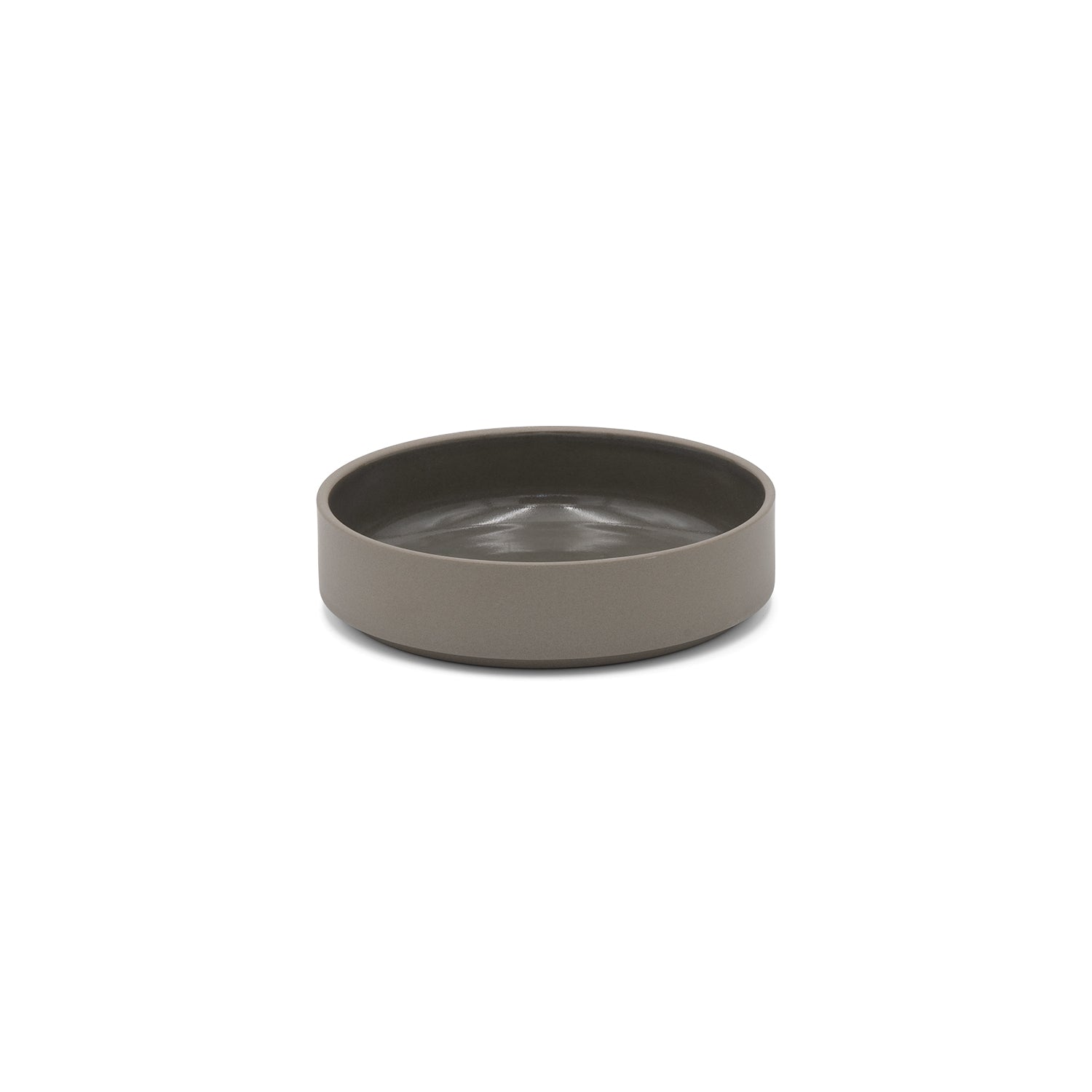 Shallow Bowl, Dark Gray