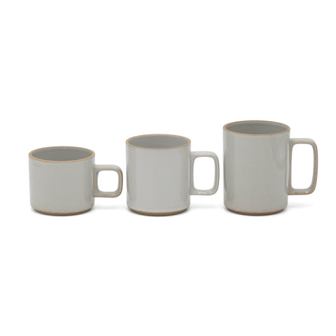 Gloss Gray Porcelain Ceramic Mug