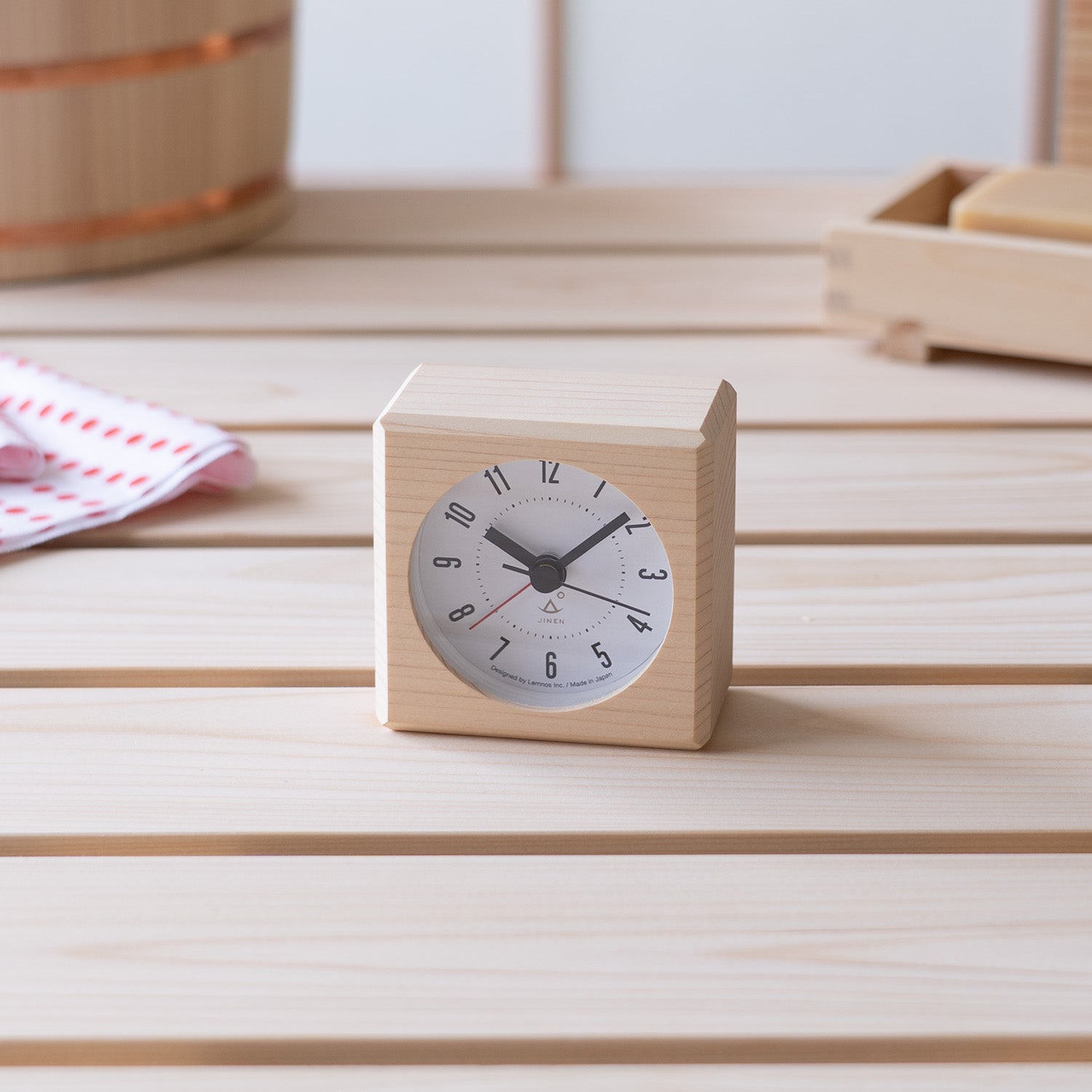 Hinoki Alarm Clock