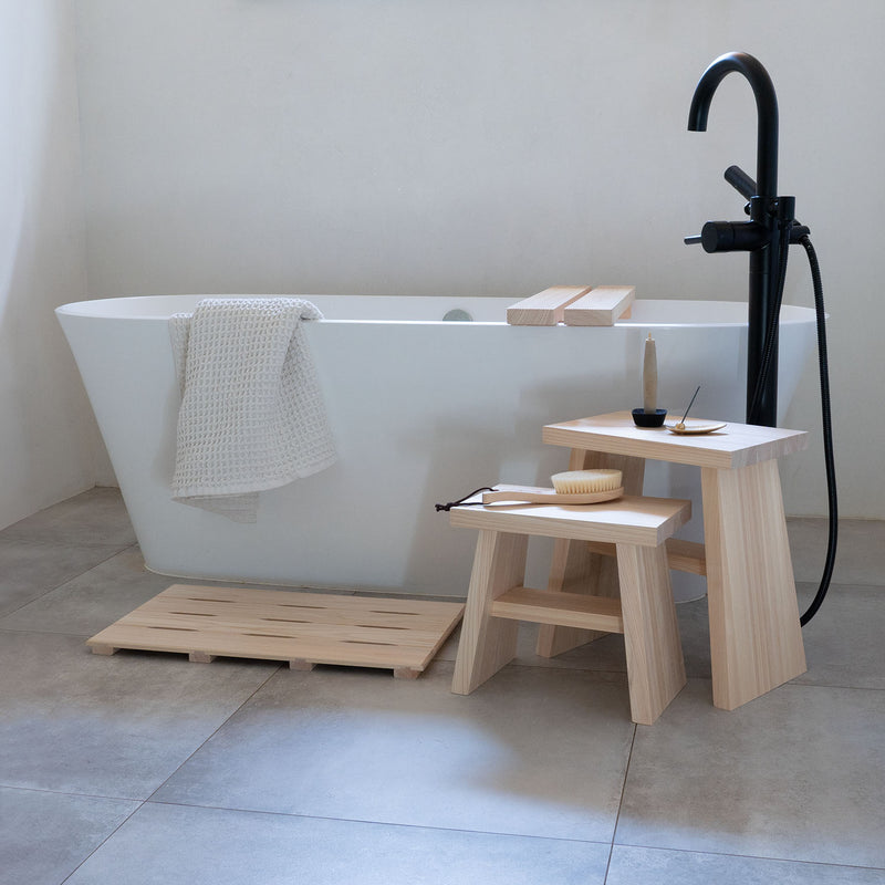 Hinoki Bath Stool - Torii