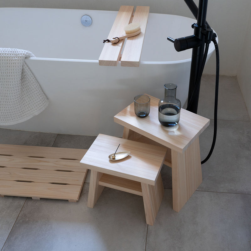 Hinoki Bath Stool - Torii