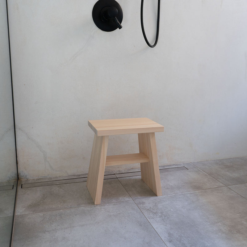 Hinoki Bath Stool - Torii