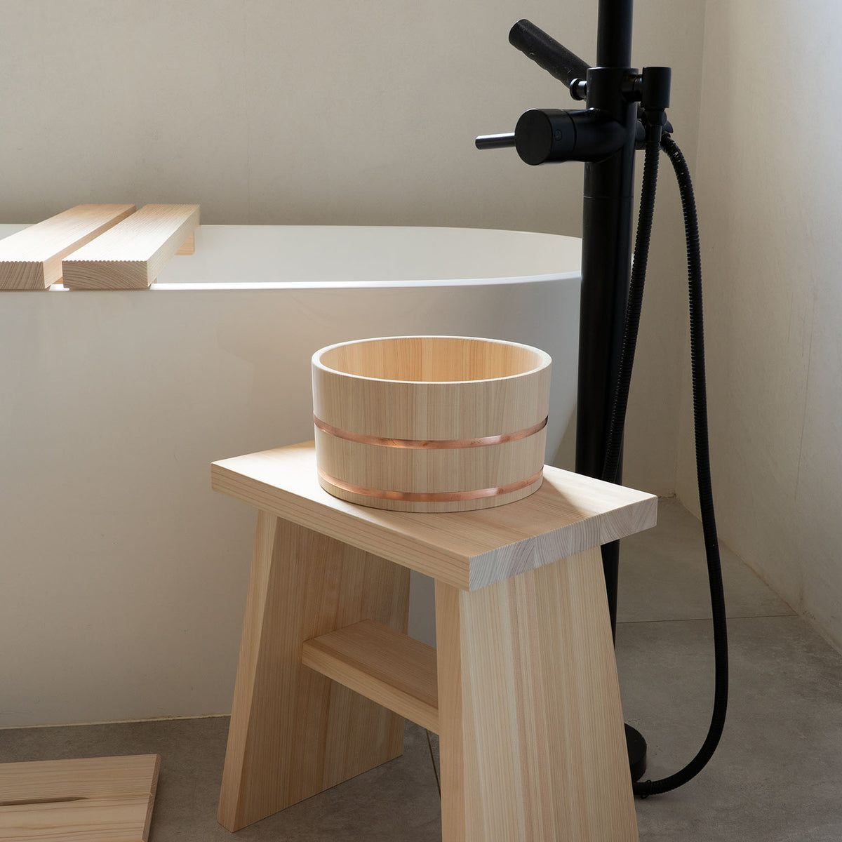 Hinoki Bath Bucket