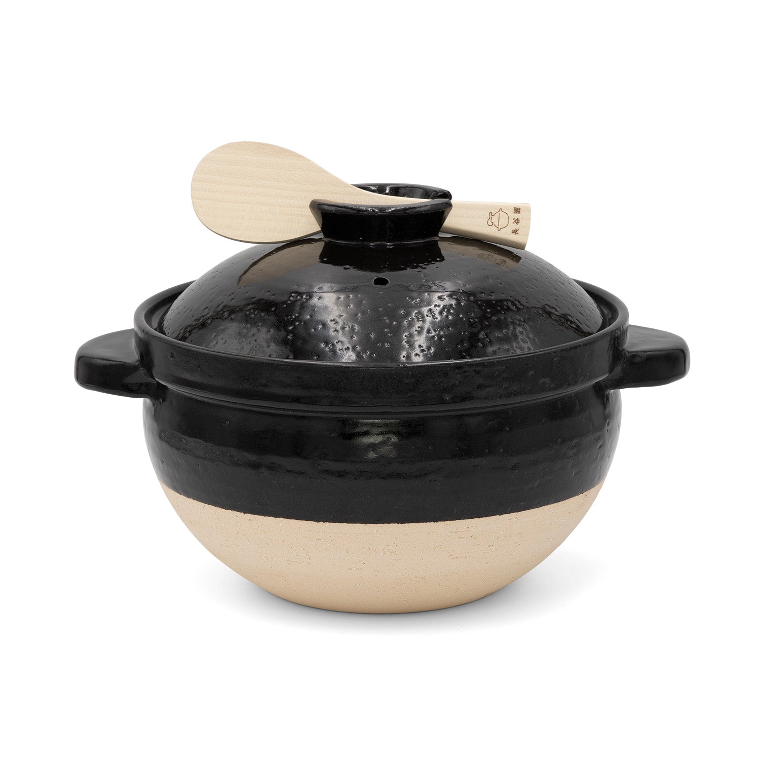 Kamado-san, Donabe Rice Cooker - Black