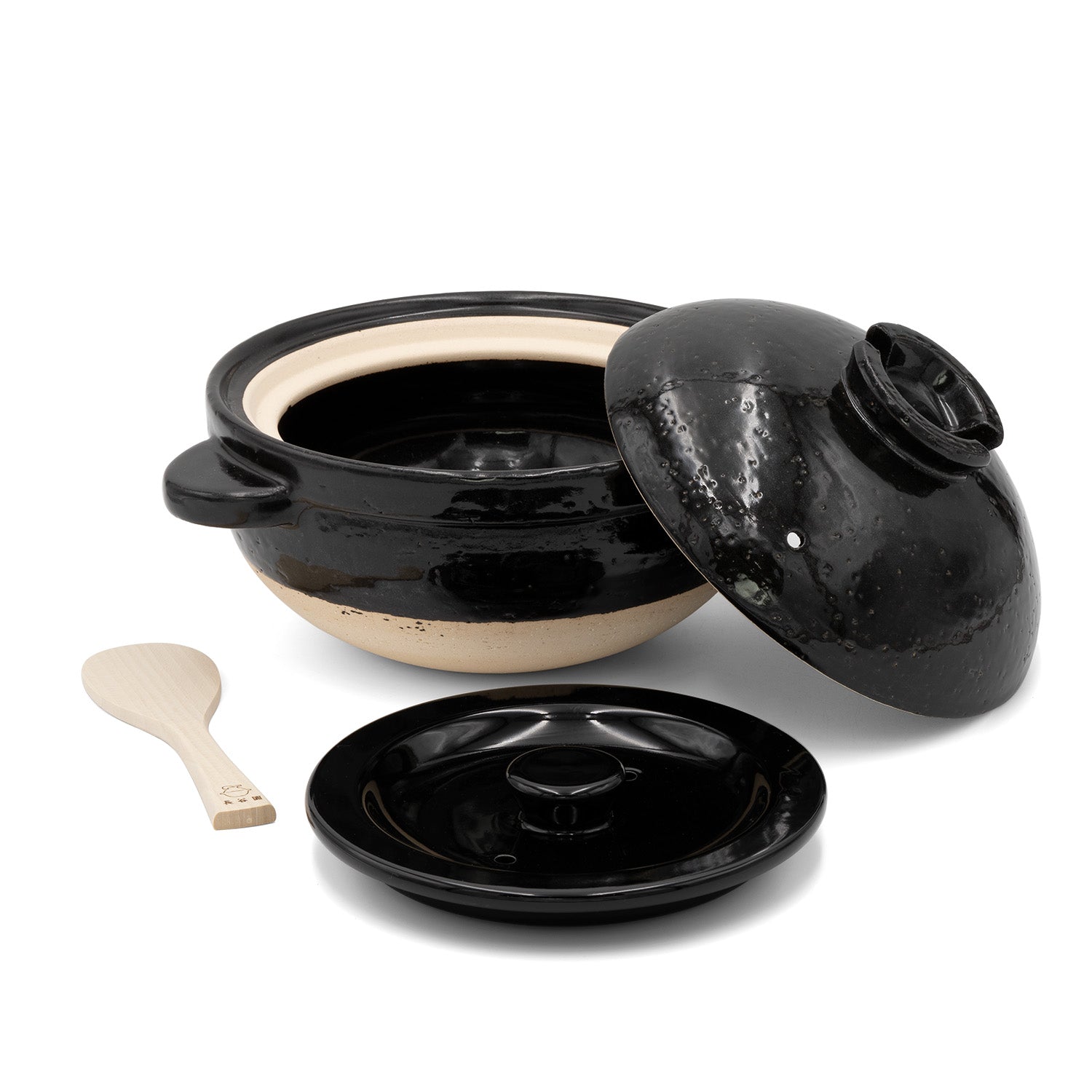 Kamado-san, Donabe Rice Cooker - Black
