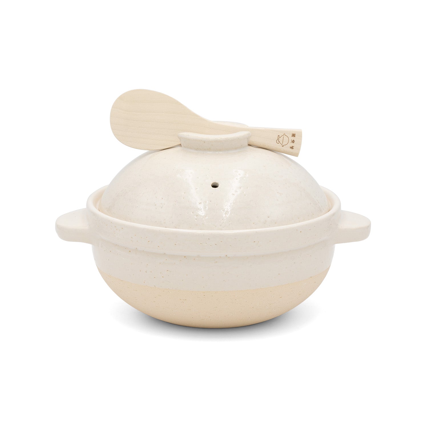 Kamado-san, Donabe Rice Cooker - White, Large