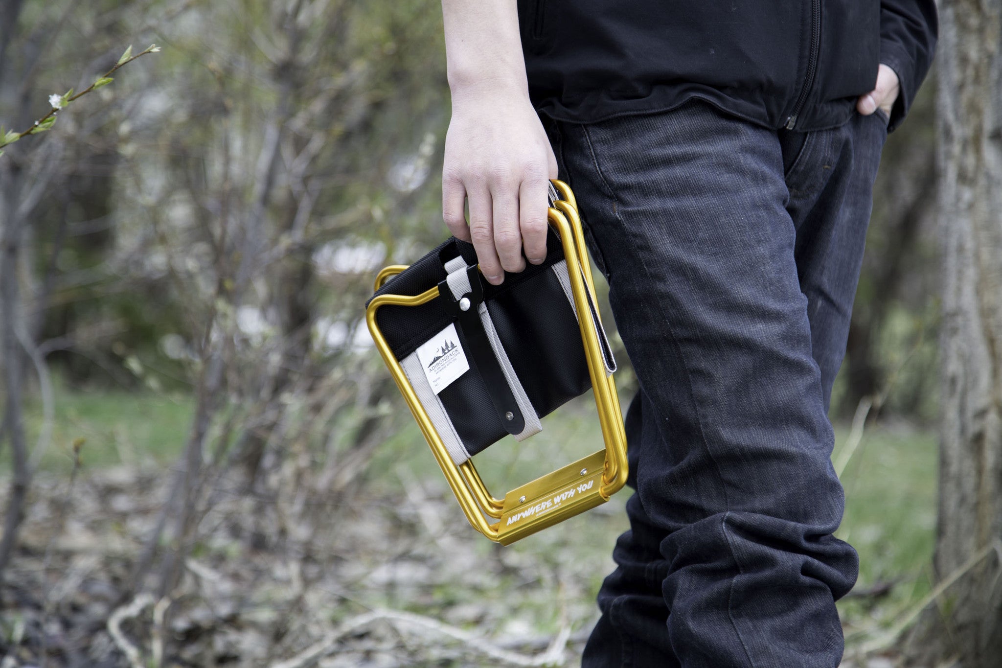 Adirondack Micro Chair - Black-Camping Chair-A&F-JINEN