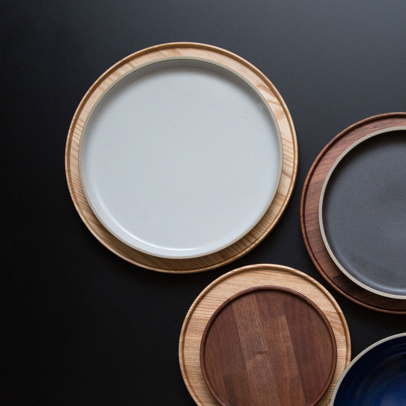 Plate, Gloss Gray-Plate-Hasami Porcelain-3.25"-JINEN