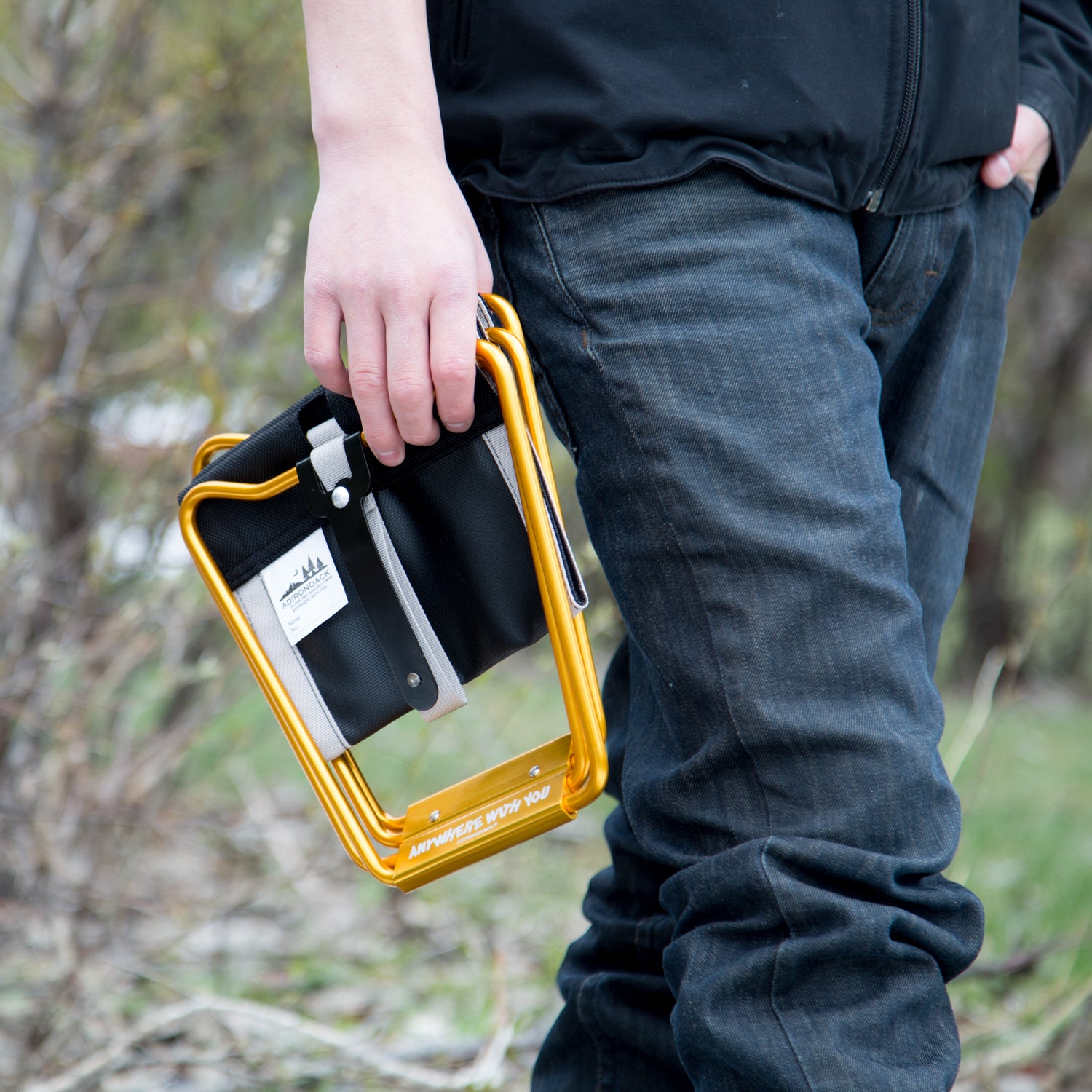 Adirondack Micro Chair - Russian Graphite-Camping Chair-A&F-JINEN