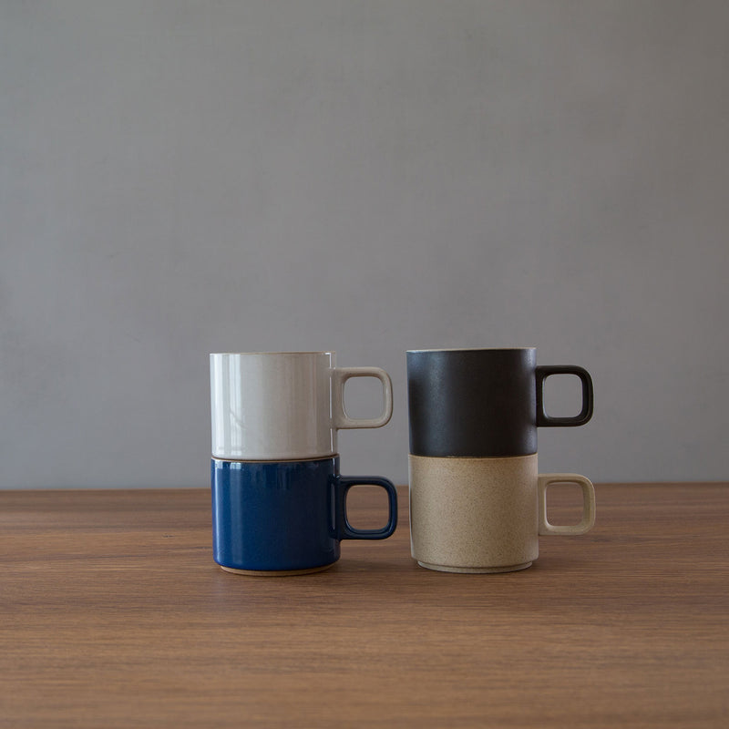 Mug, Gloss Gray-Mug-Hasami Porcelain-11 oz-JINEN