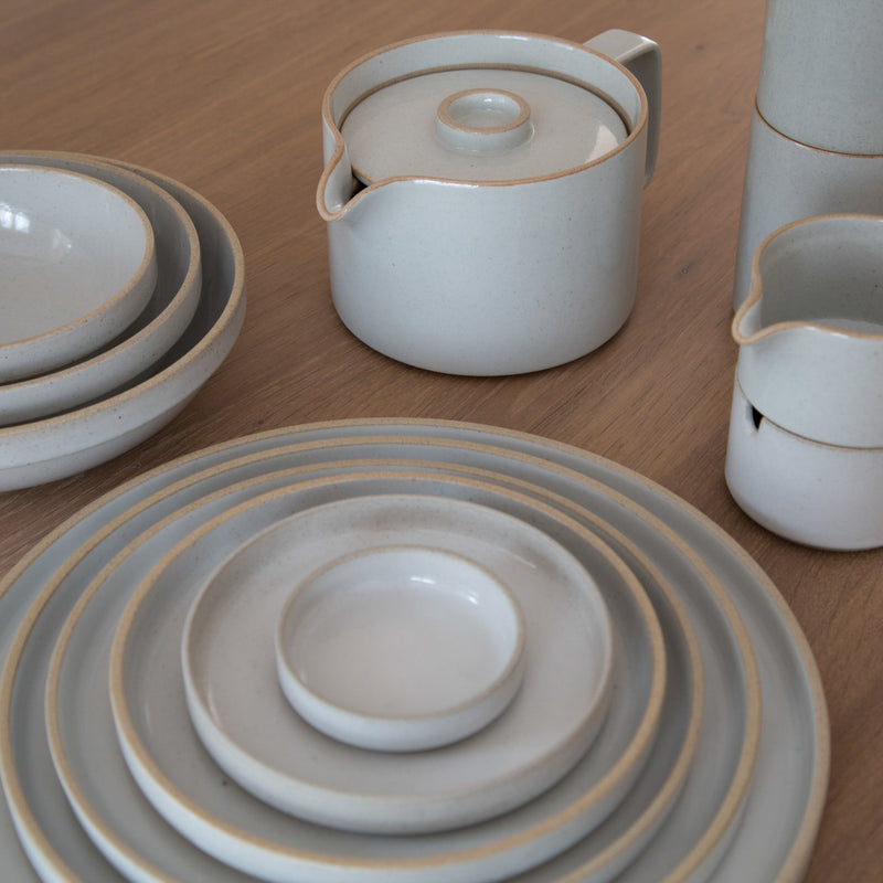 Plate, Gloss Gray-Plate-Hasami Porcelain-3.25"-JINEN