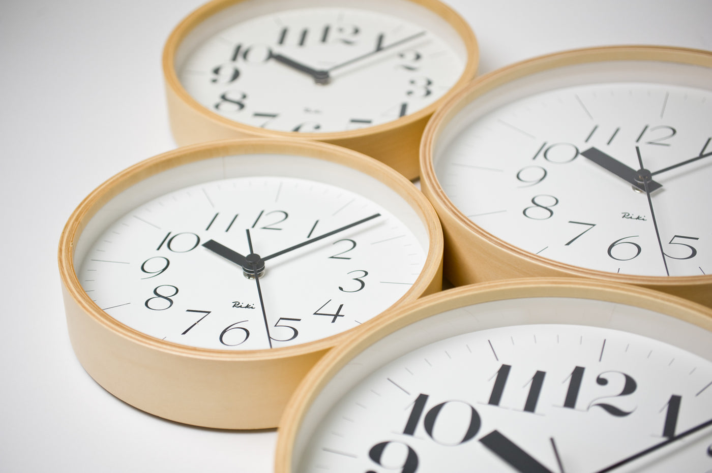 Lemnos RIKI CLOCK L WR-0401 L Wall Clock Japan +Tracking