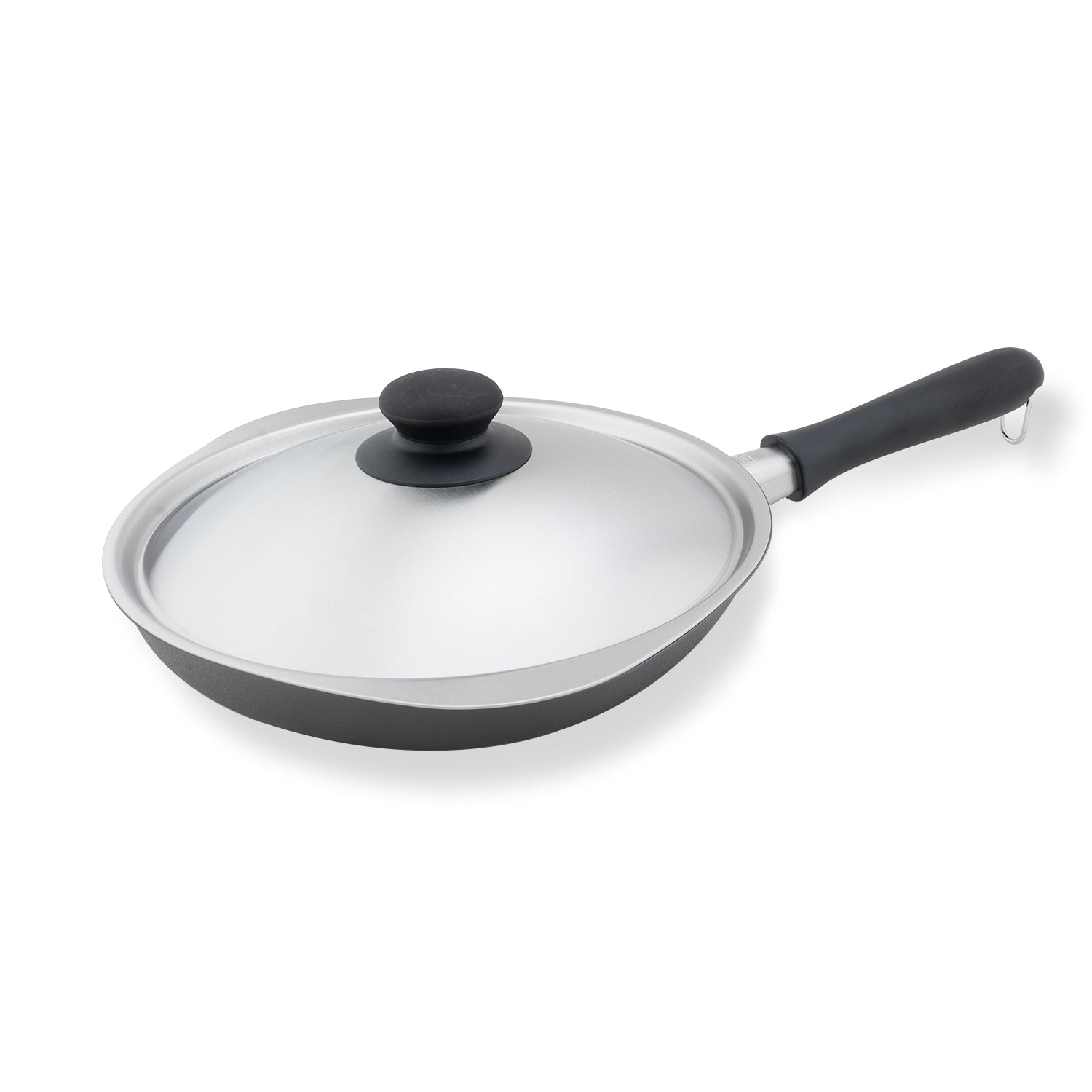 Iron Pan W/ Stainless Steel Lid