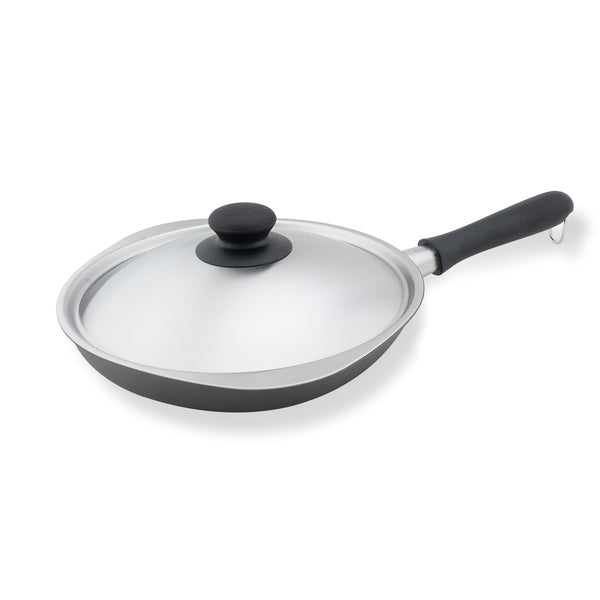 Iron Pan W/ Stainless Steel Lid