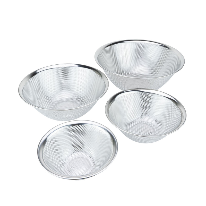 Pcs Stainless Steel Bowl Set Stainless Steel Strainer And Mixing