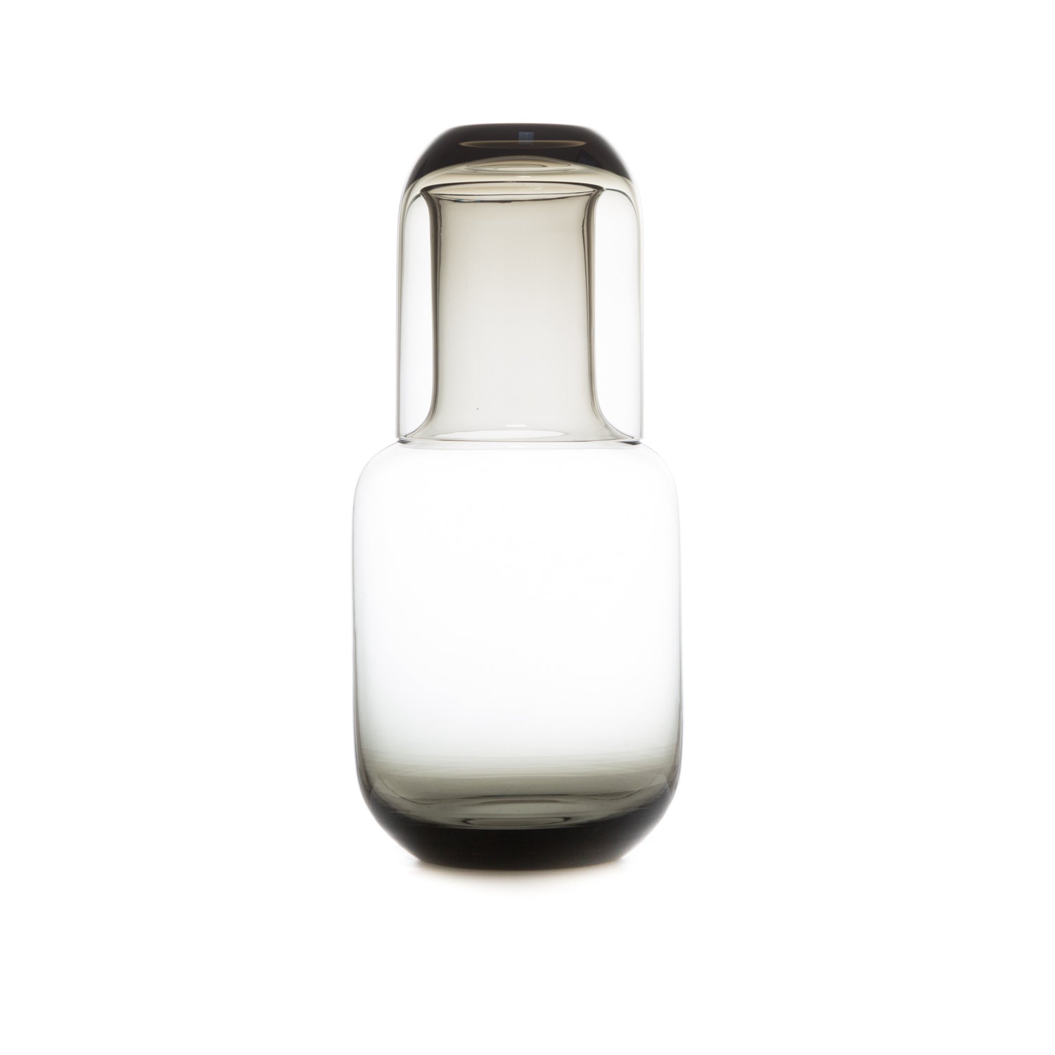 Night Carafe Set-Glass Carafe-Toyo Sasaki Glass-Gray-JINEN