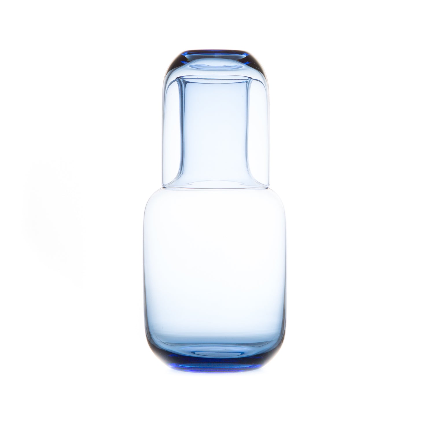 Night Carafe Set-Glass Carafe-Toyo Sasaki Glass-Blue-JINEN