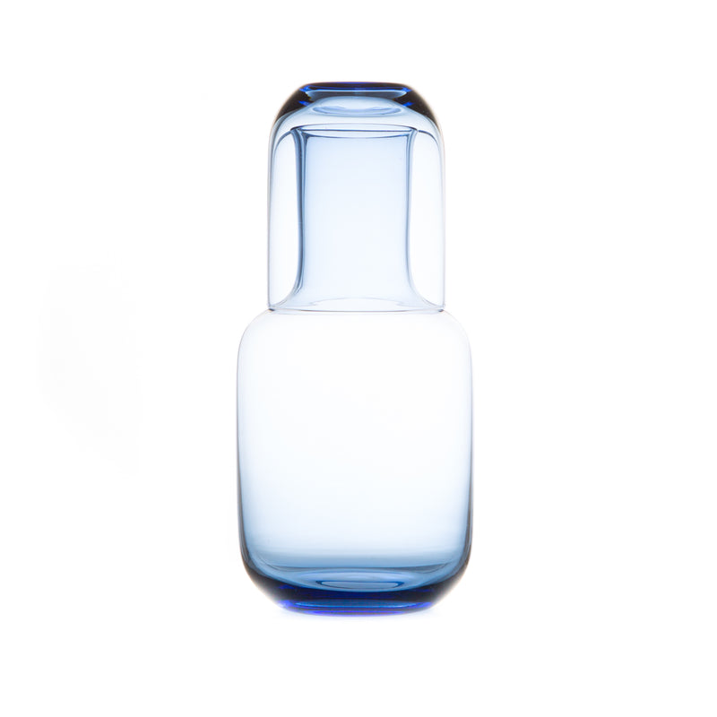 Night Carafe Set-Glass Carafe-Toyo Sasaki Glass-Blue-JINEN