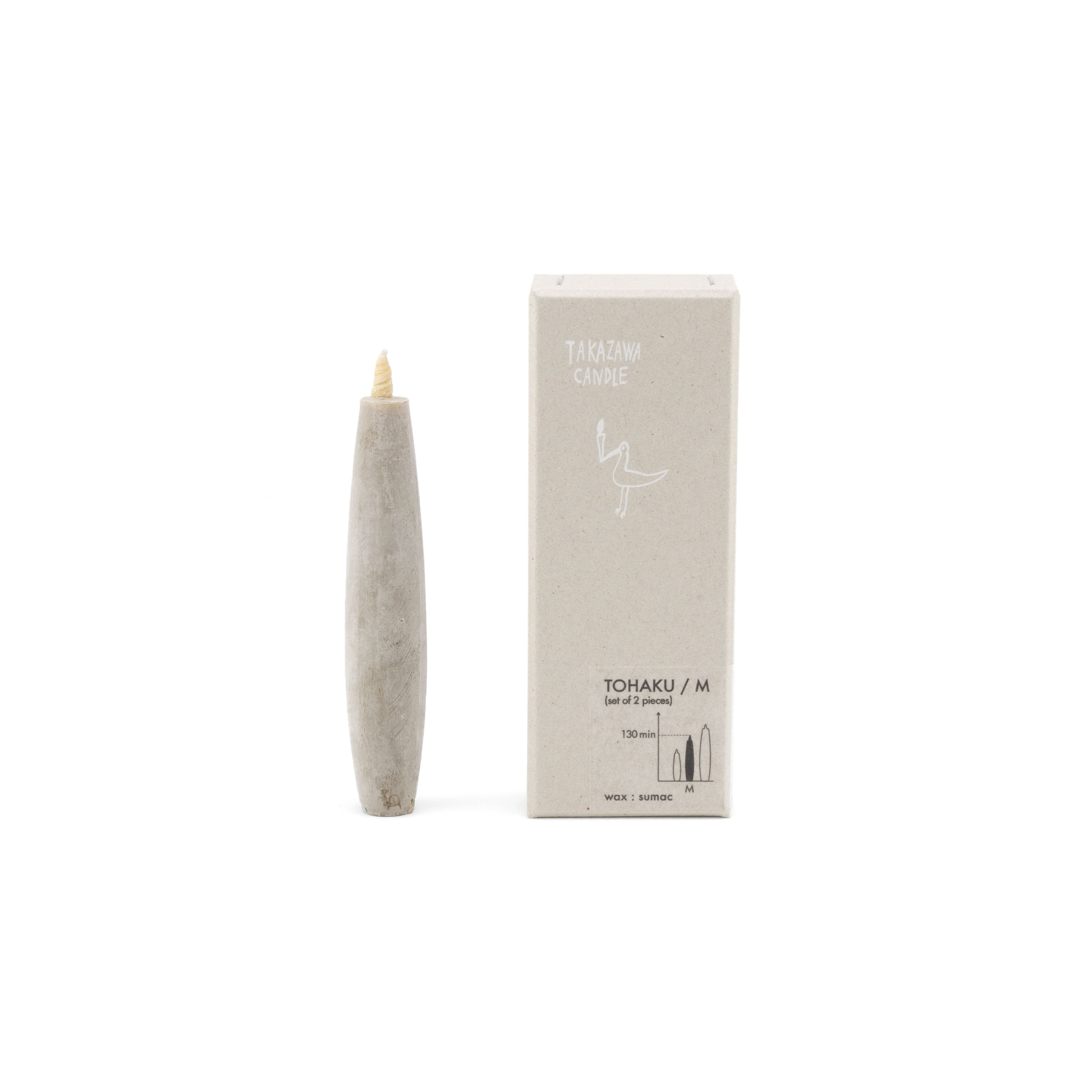 Tohaku Japanese Candles, Medium