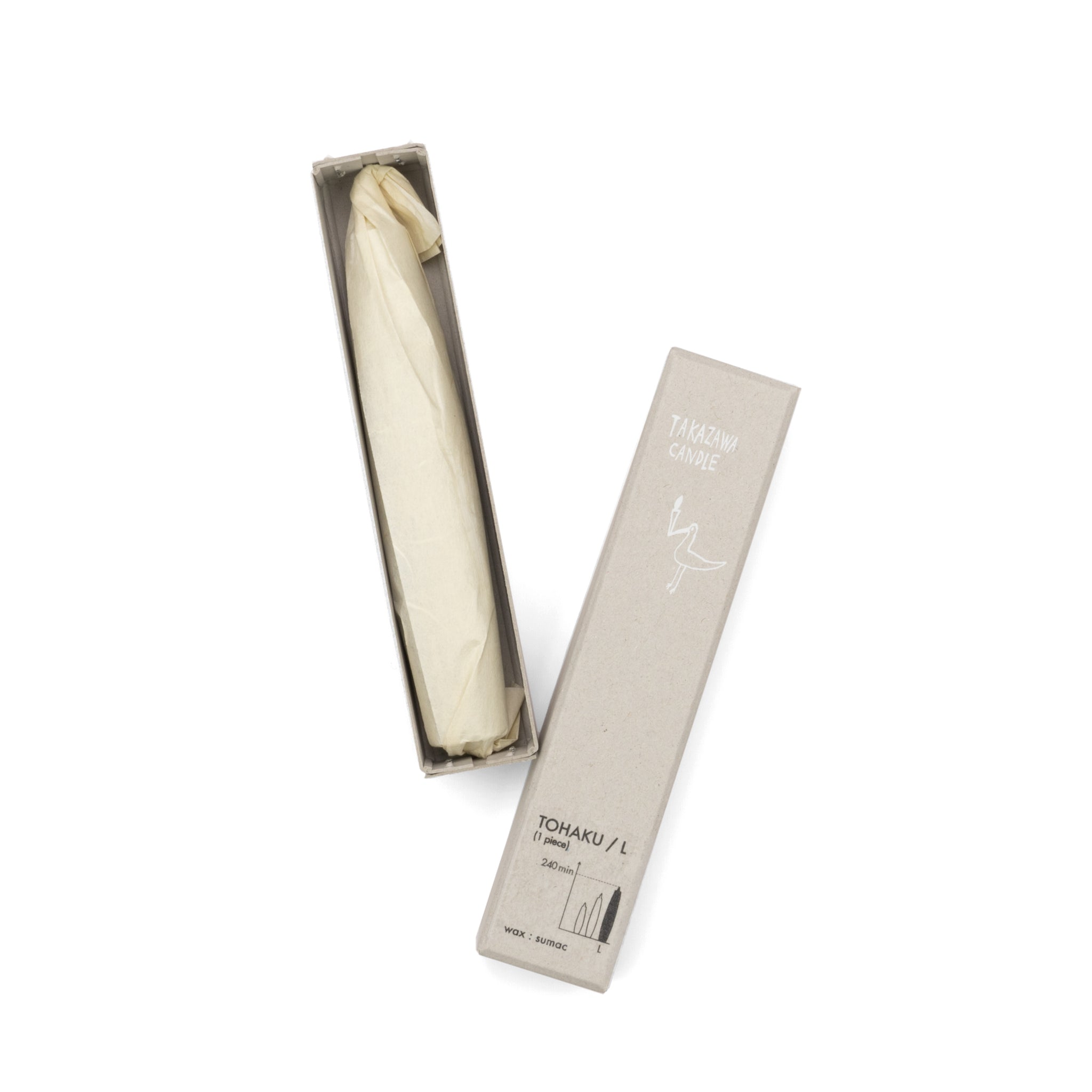 Tohaku Japanese Candle, Large