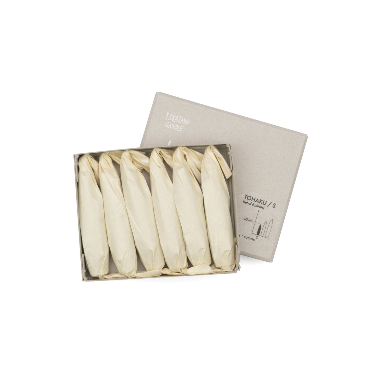 Tohaku Japanese Candles, Small