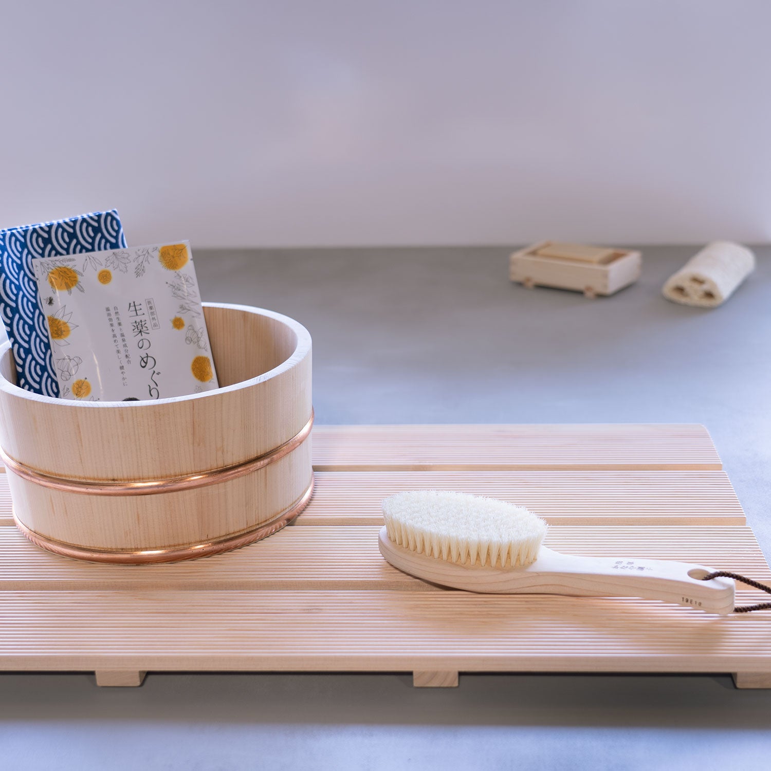 Hog Hair Body Brush - Medium Firm, 9