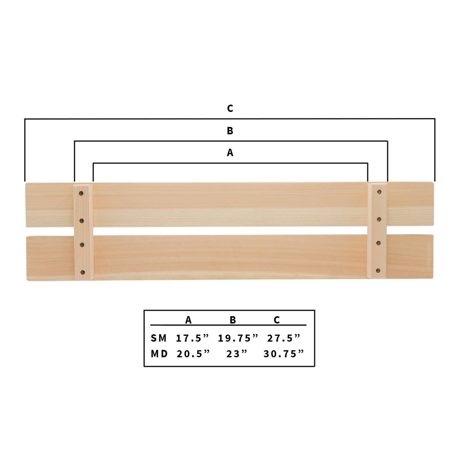 Hinoki Bath Caddy/Bench