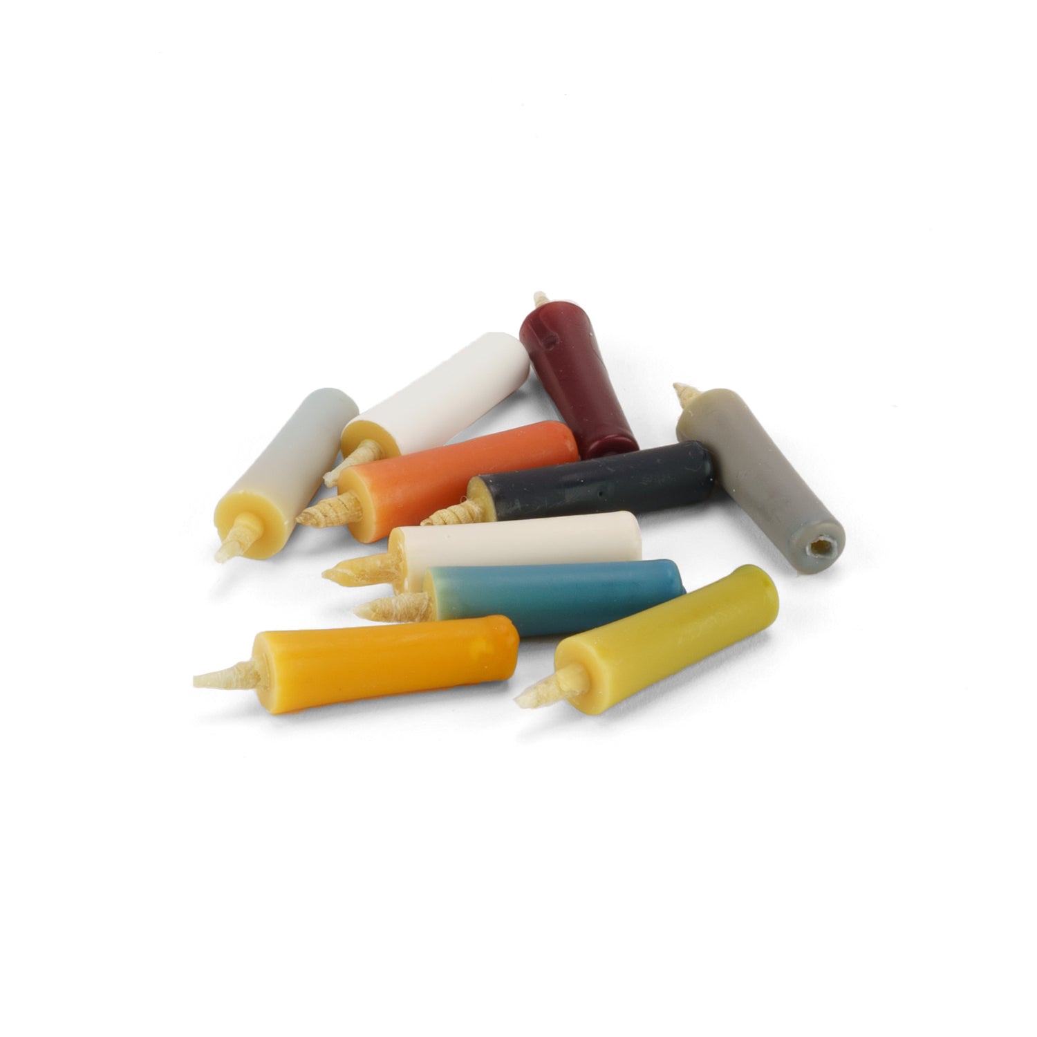 Rice Wax Japanese Candles, Earth Colors