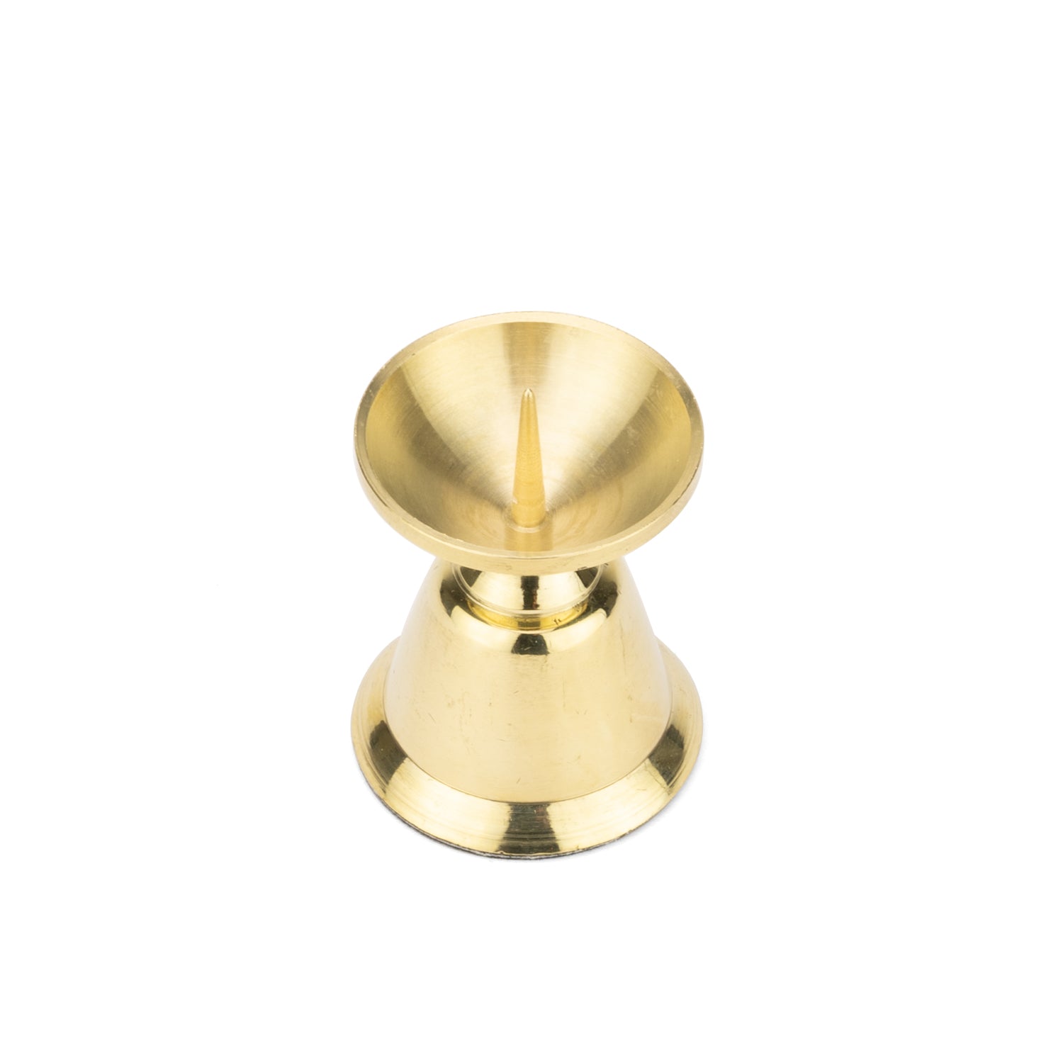 Daruma Brass Candle Stand