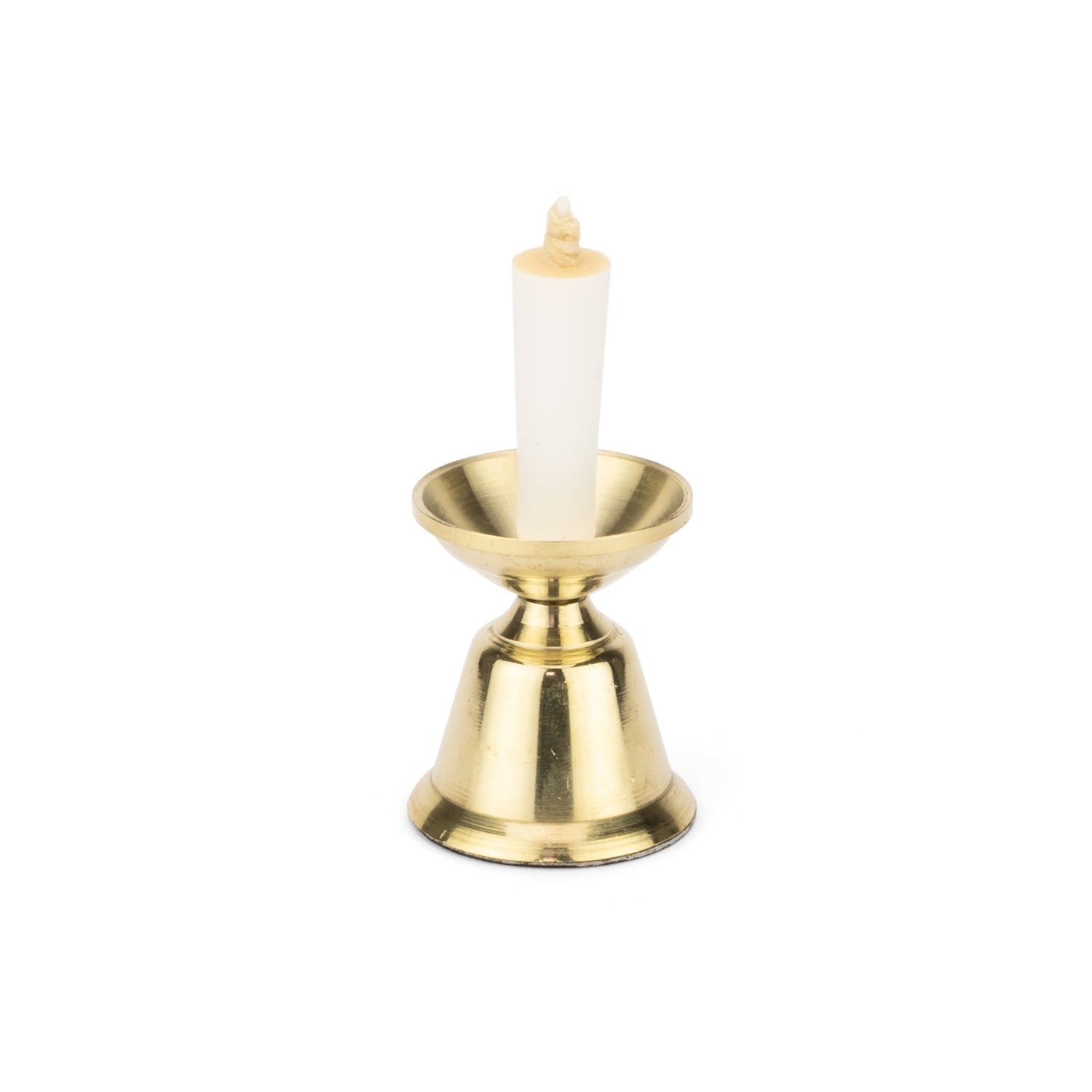 Daruma Brass Candle Stand