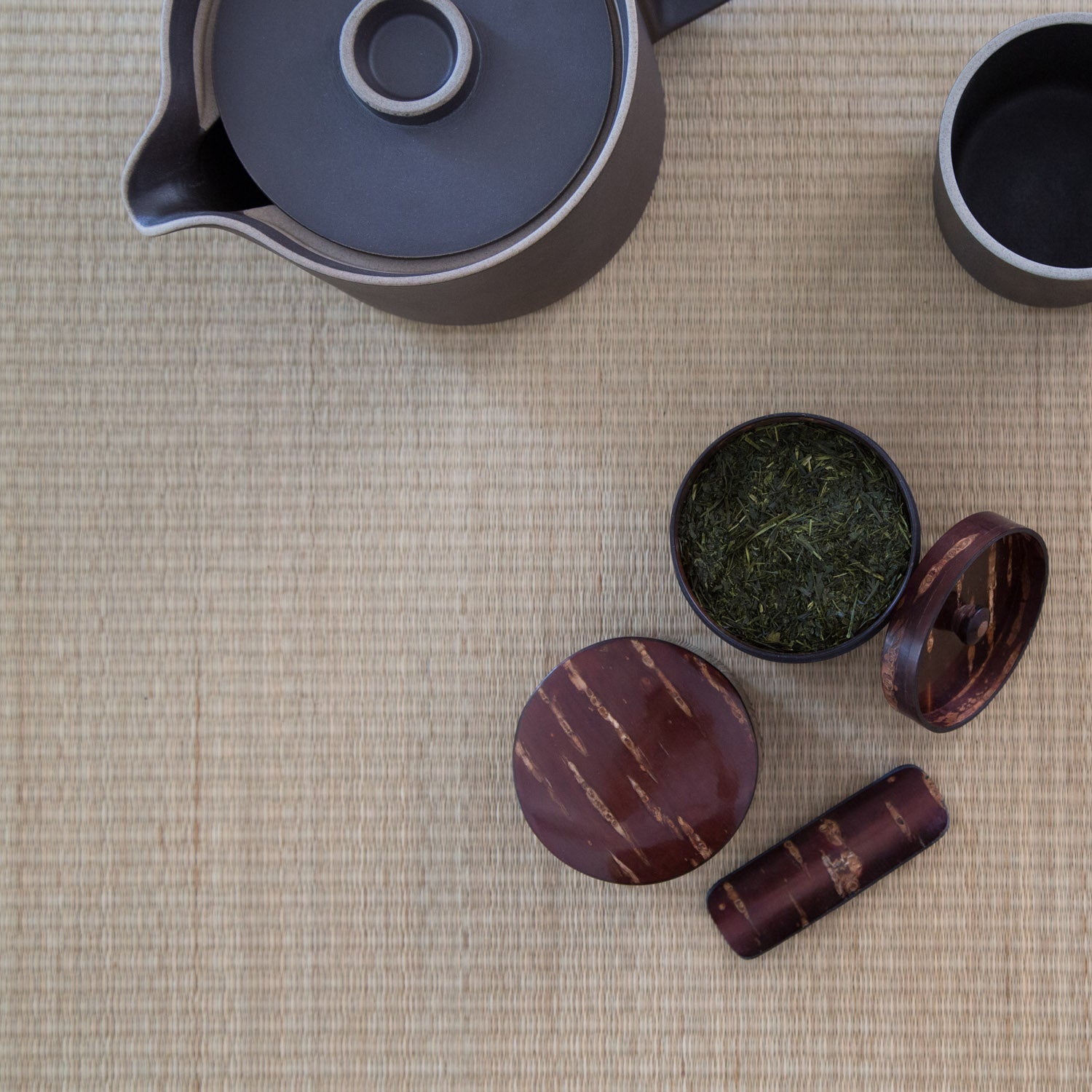 Tea Canister - Kizutsu - Short-Tea Canister-Denshiro-JINEN