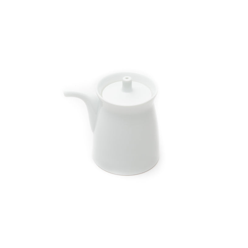 G-Type Soy Sauce Dispenser-Soy Sauce Dispenser-Hakusan Porcelain-White-JINEN