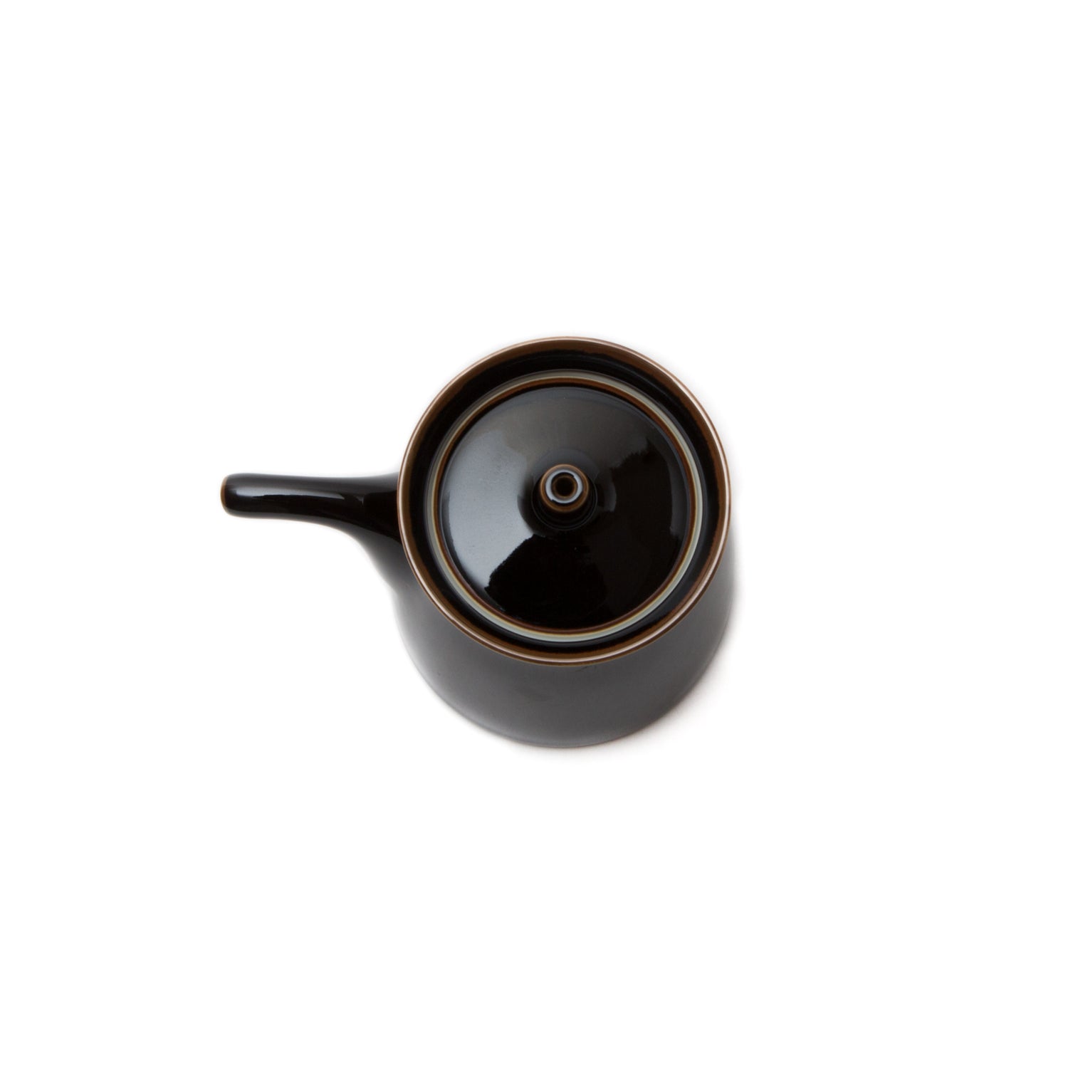 G-Type Soy Sauce Dispenser-Soy Sauce Dispenser-Hakusan Porcelain-Black-JINEN