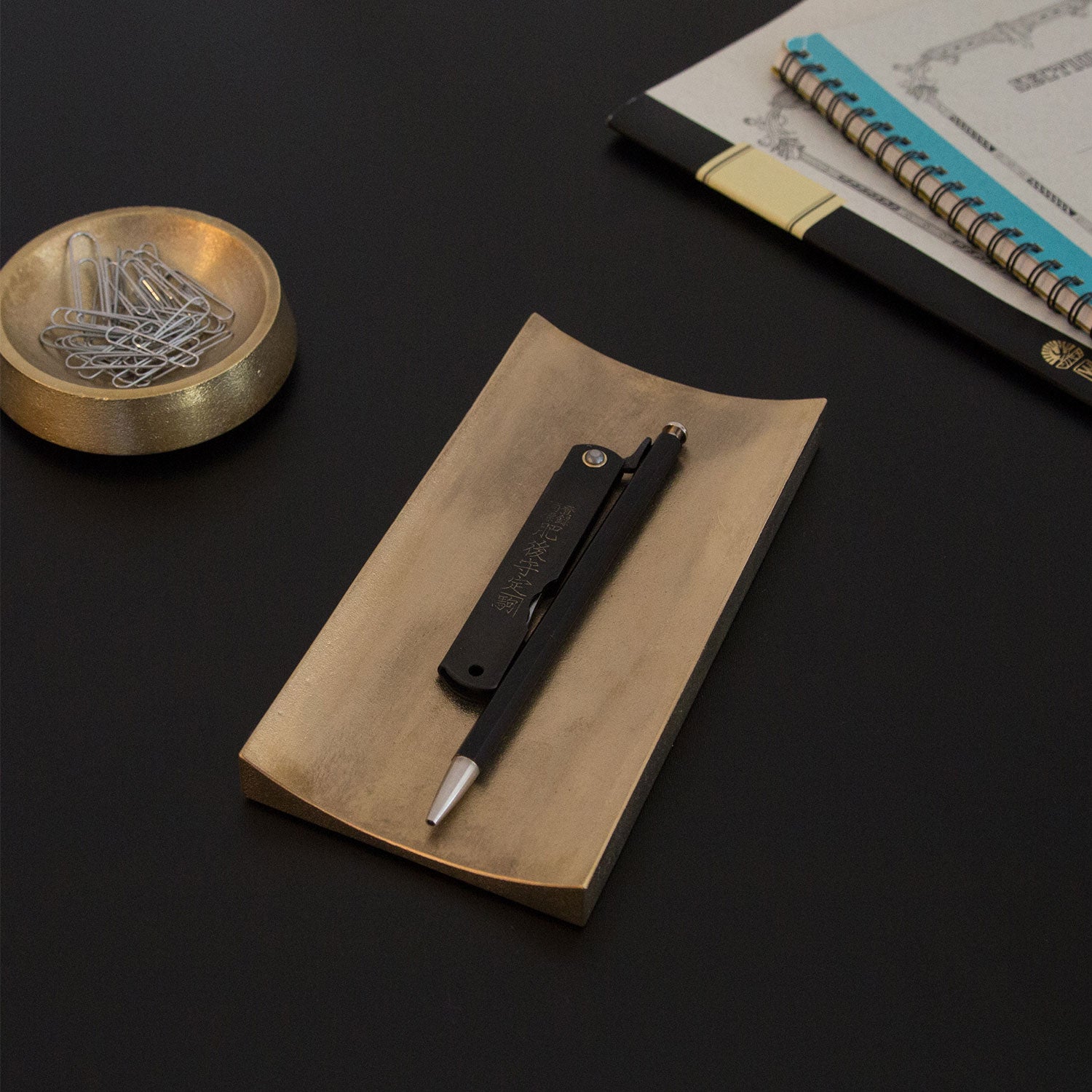 Higonokami Folding Knife - Aogami, Black